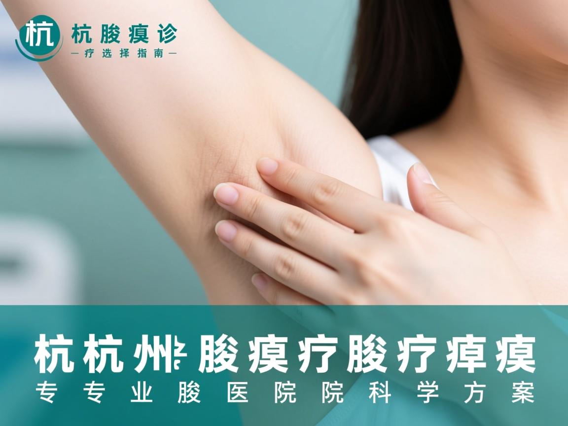 杭州腋臭诊疗选择指南，聚焦专业腋臭医院的科学方案