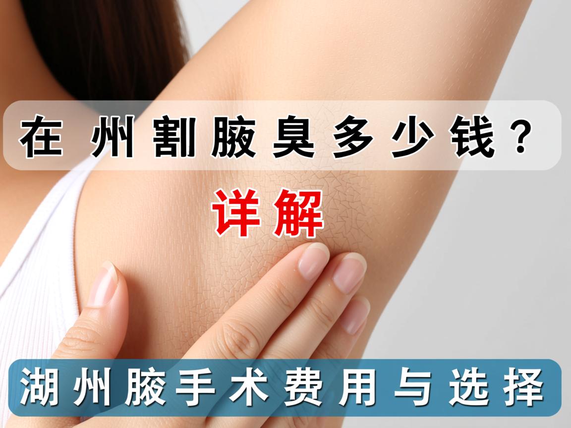 在湖州割腋臭多少钱?详解湖州腋臭手术费用与选择 在湖州割腋臭多少钱?详解湖州腋臭手术费用与选择