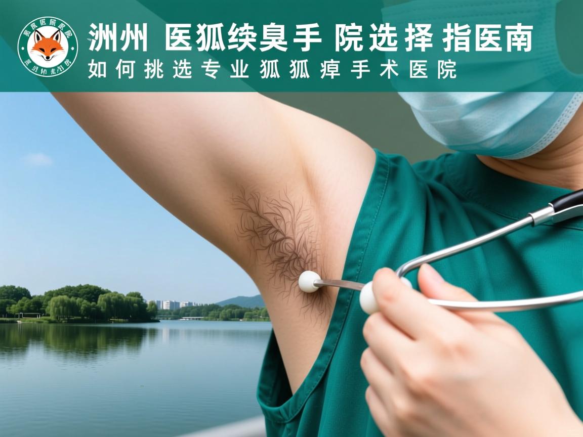 湖州狐臭手术医院选择指南，如何挑选专业狐臭手术医院