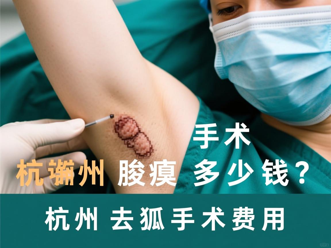 杭州腋臭手术多少钱？详解杭州去狐臭手术费用
