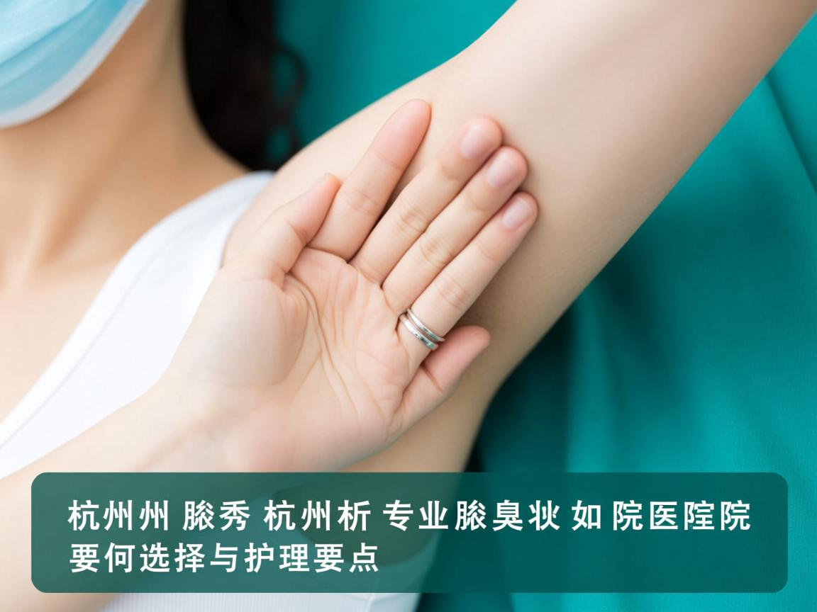 杭州腋秀解析,杭州专业腋臭医院如何选择与护理要点 杭州腋秀解析,杭州专业腋臭医院如何选择与护理要点
