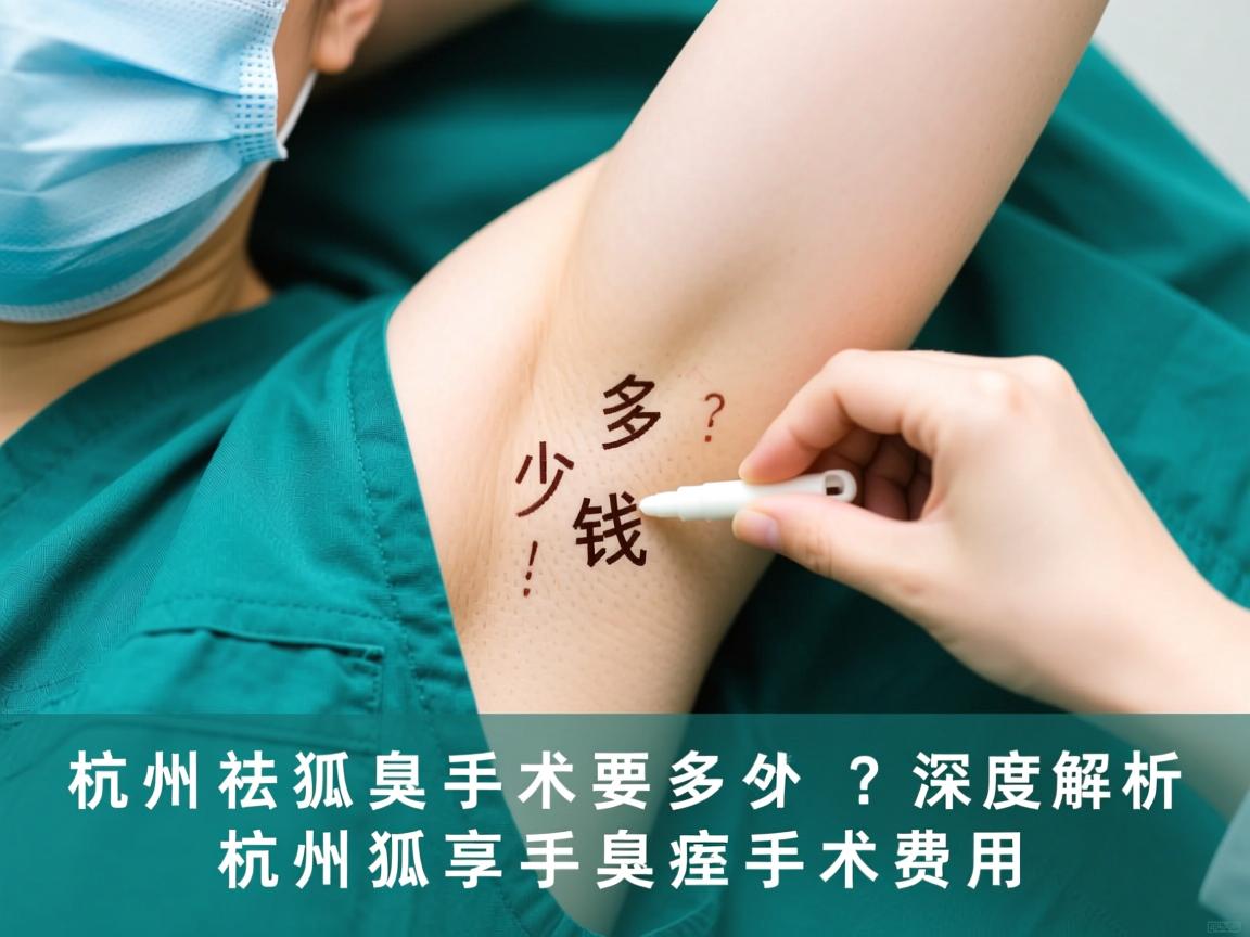 杭州祛狐臭手术要多少钱?深度解析杭州狐臭手术费用 杭州祛狐臭手术要多少钱?深度解析杭州狐臭手术费用