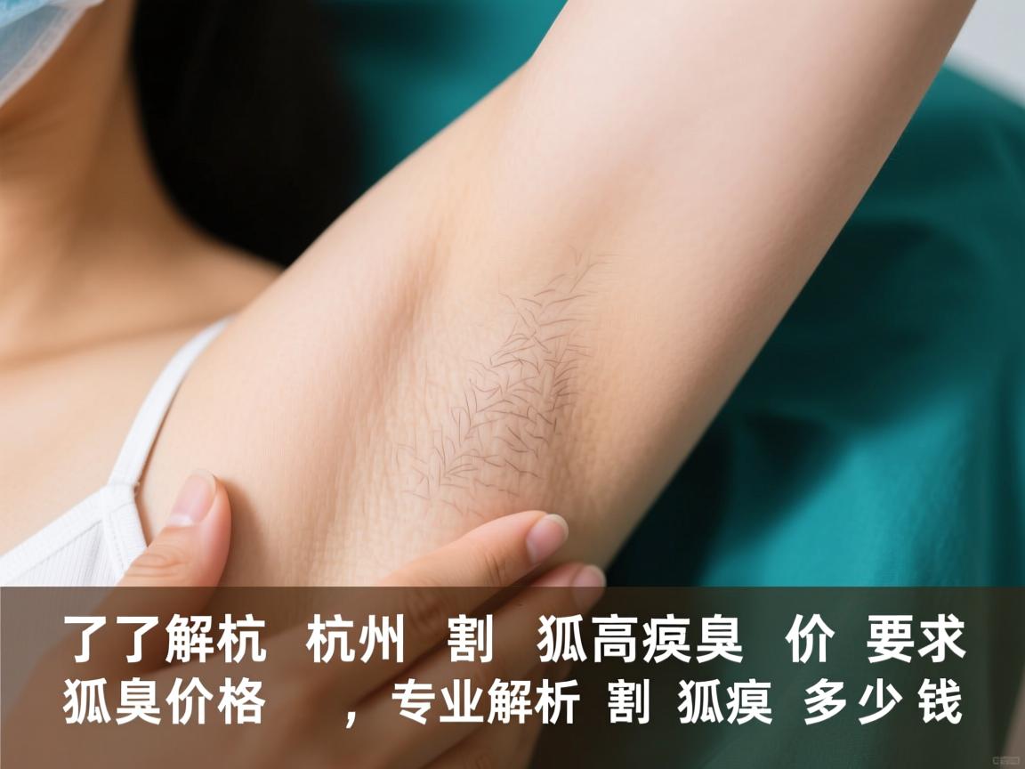 了解杭州割狐臭价格,专业解析割狐臭多少钱 了解杭州割狐臭价格,专业解析割狐臭多少钱