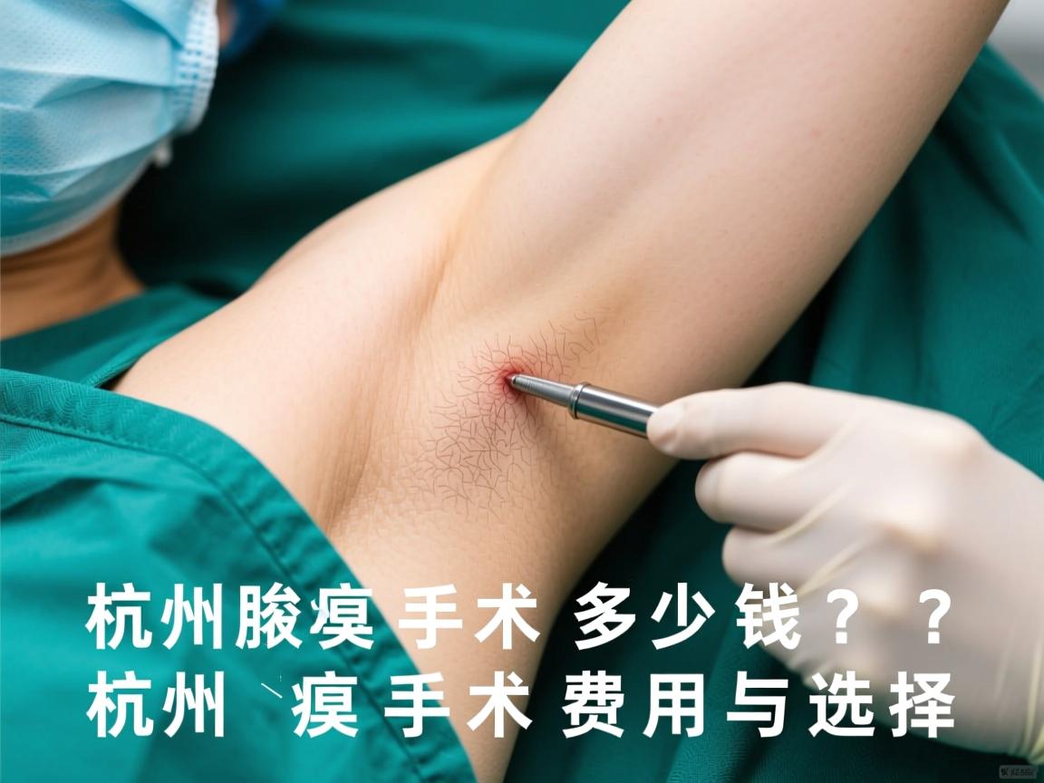 杭州腋臭手术多少钱?详解杭州腋臭手术费用与选择 杭州腋臭手术多少钱?详解杭州腋臭手术费用与选择