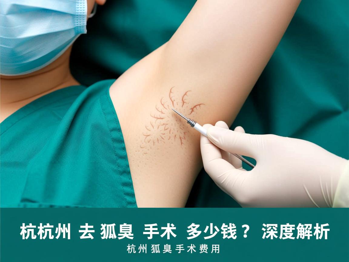 杭州去狐臭手术多少钱？深度解析杭州狐臭手术费用