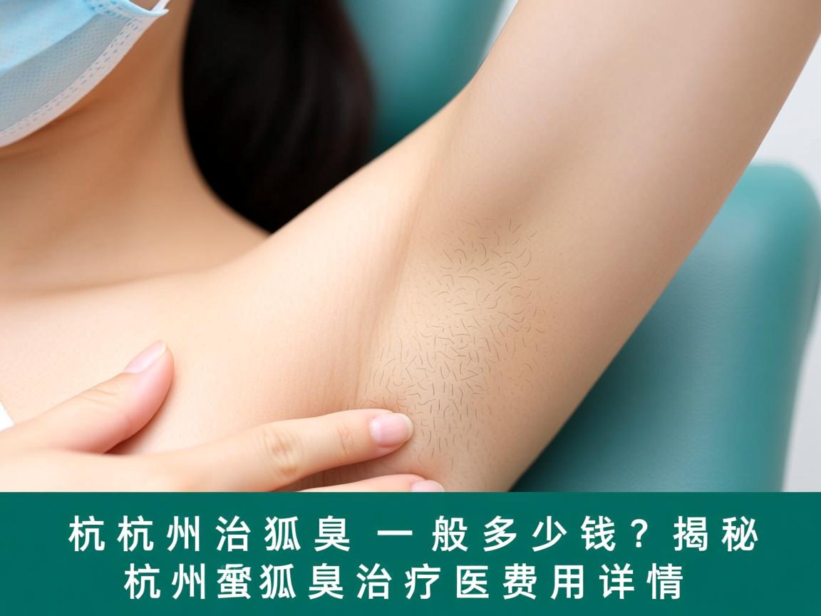 杭州治狐臭一般多少钱？揭秘杭州狐臭治疗费用详情