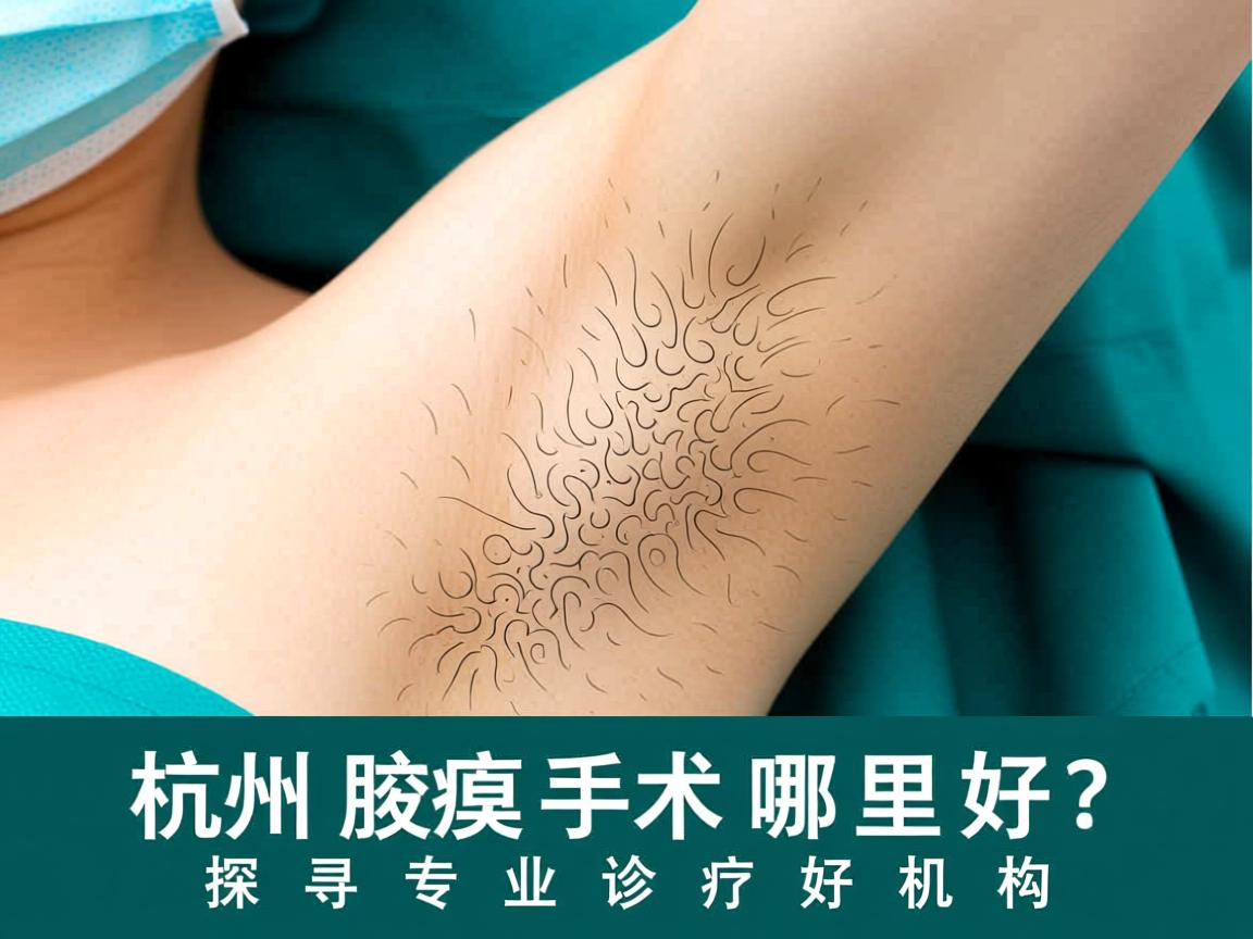 杭州腋臭手术哪里好?探寻专业腋臭诊疗的好机构 杭州腋臭手术哪里好?探寻专业腋臭诊疗的好机构