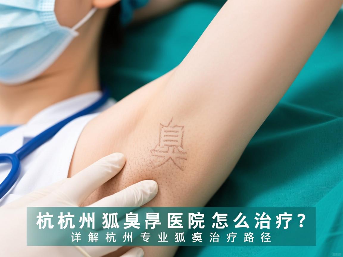 杭州狐臭医院怎么治疗？详解杭州专业狐臭治疗路径