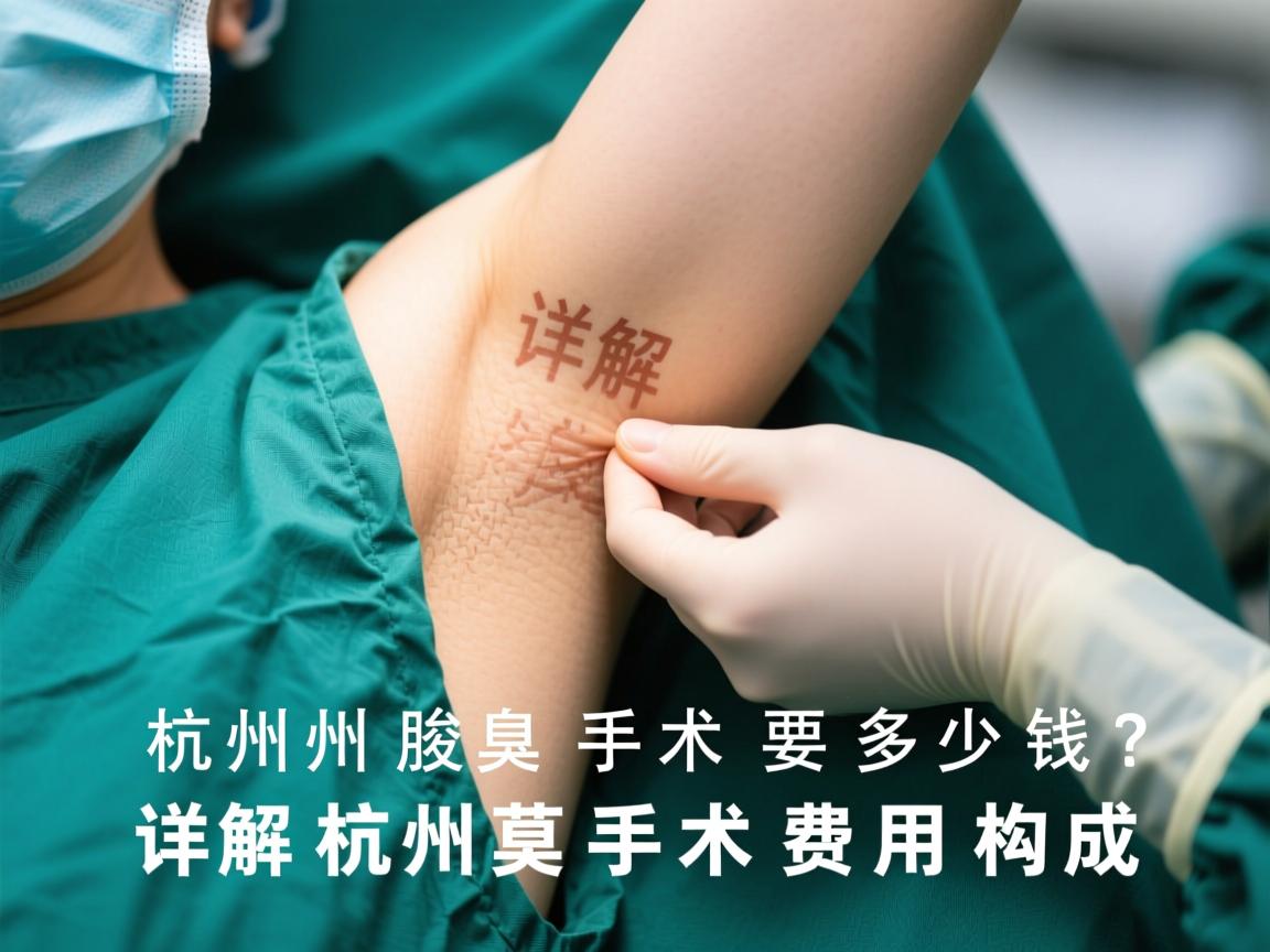 杭州腋臭手术要多少钱?详解杭州腋臭手术费用构成 杭州腋臭手术要多少钱?详解杭州腋臭手术费用构成