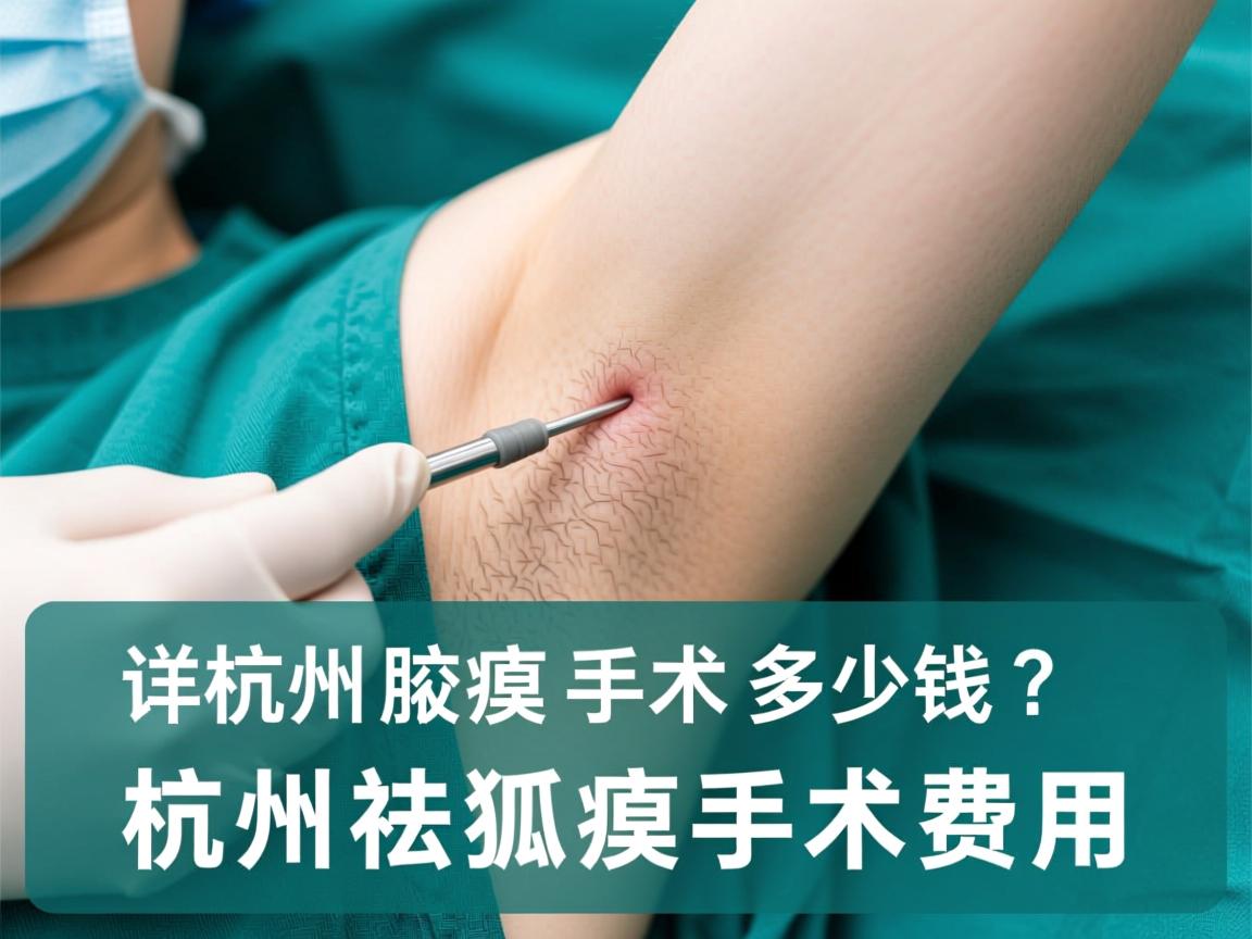 杭州腋臭手术多少钱？详解杭州祛狐臭手术费用