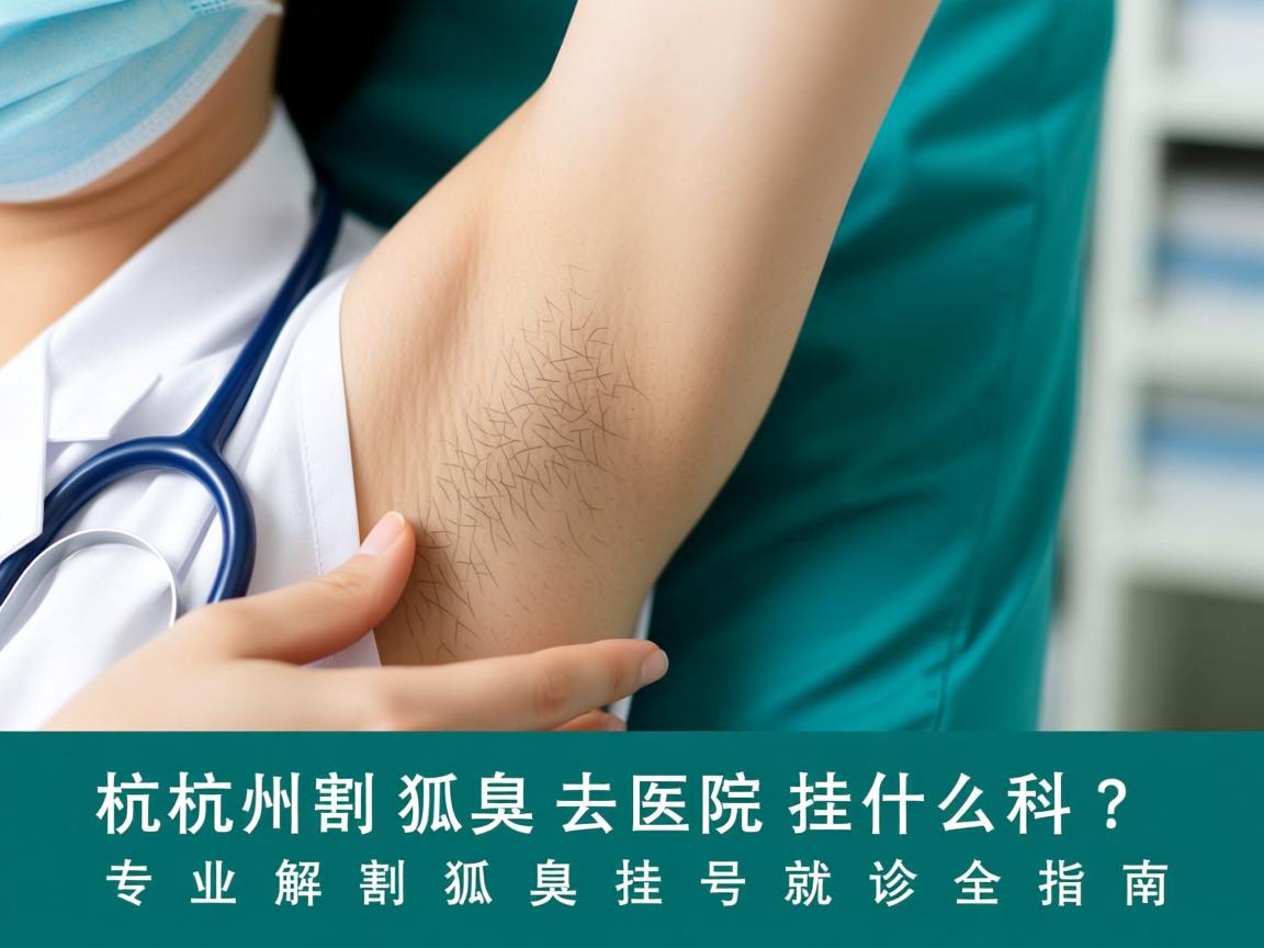 杭州割狐臭去医院挂什么科？专业解析割狐臭挂号就诊全指南
