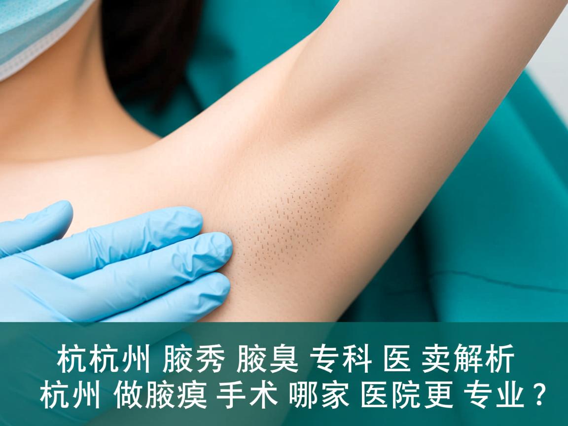 杭州腋秀腋臭专科解析,杭州做腋臭手术哪家医院更专业? 杭州腋秀腋臭专科解析,杭州做腋臭手术哪家医院更专业?