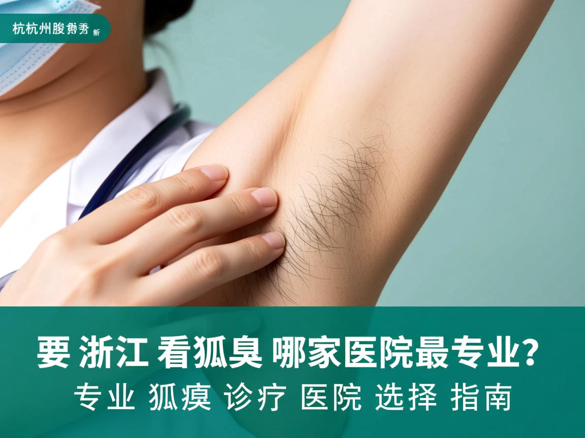 杭州腋秀解析，浙江看狐臭哪家医院最专业？专业狐臭诊疗医院选择指南