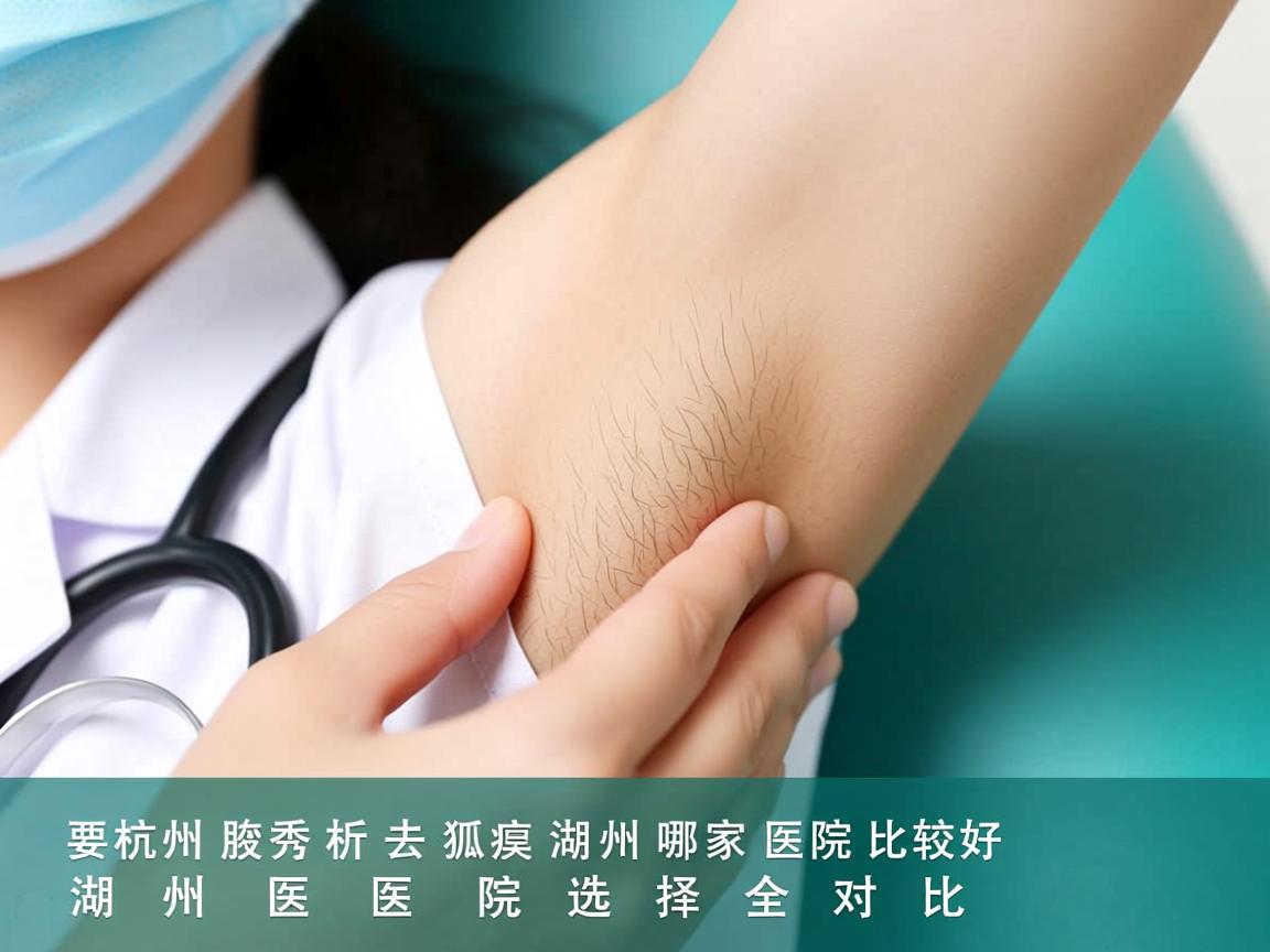 杭州腋秀解析，去狐臭湖州哪家医院比较好，湖州医院选择全对比