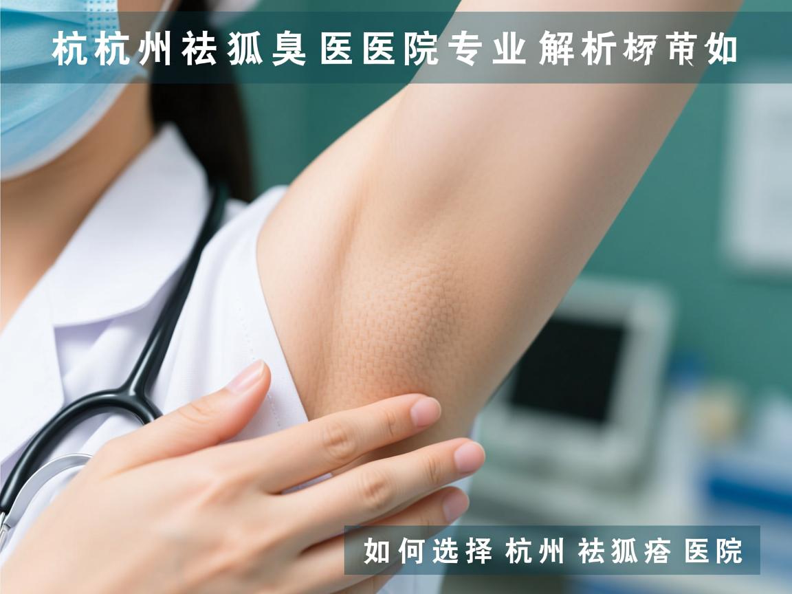 杭州祛狐臭医院专业解析，如何选择杭州祛狐臭医院