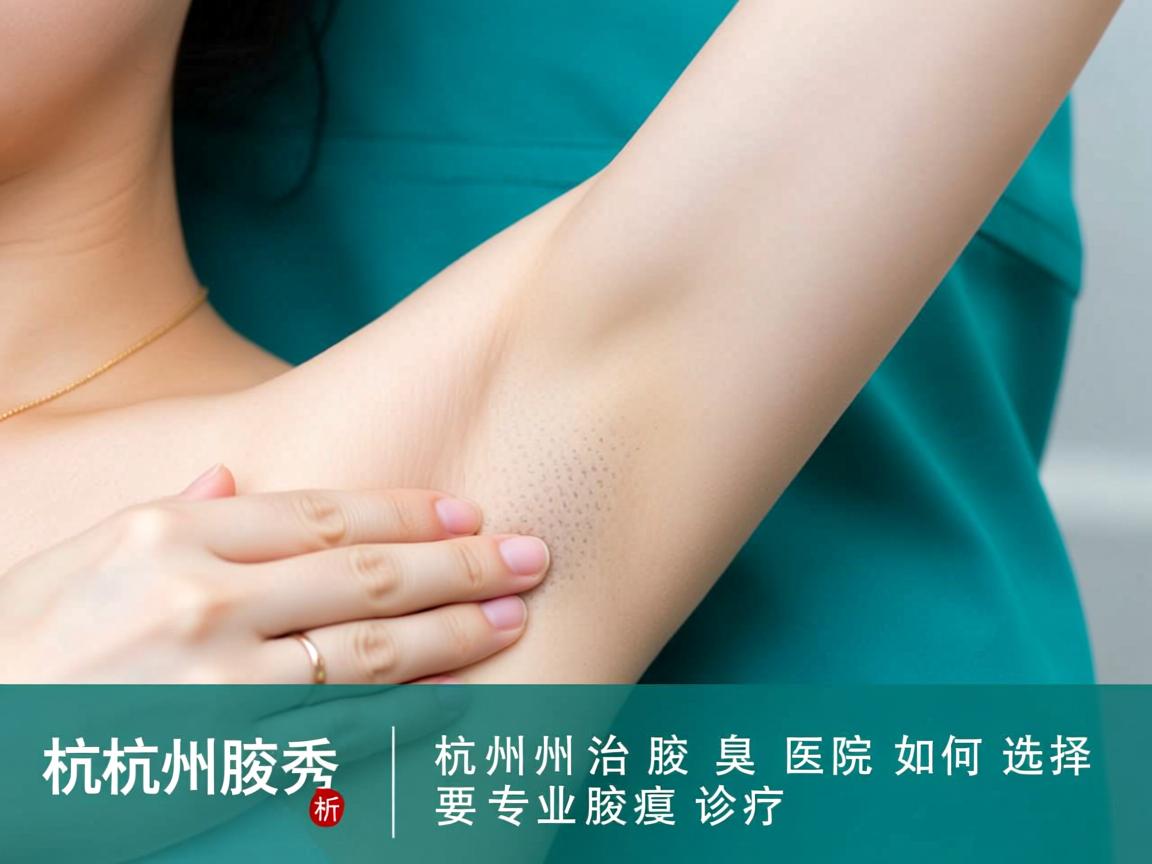 杭州腋秀解析，杭州治腋臭医院如何选择专业腋臭诊疗