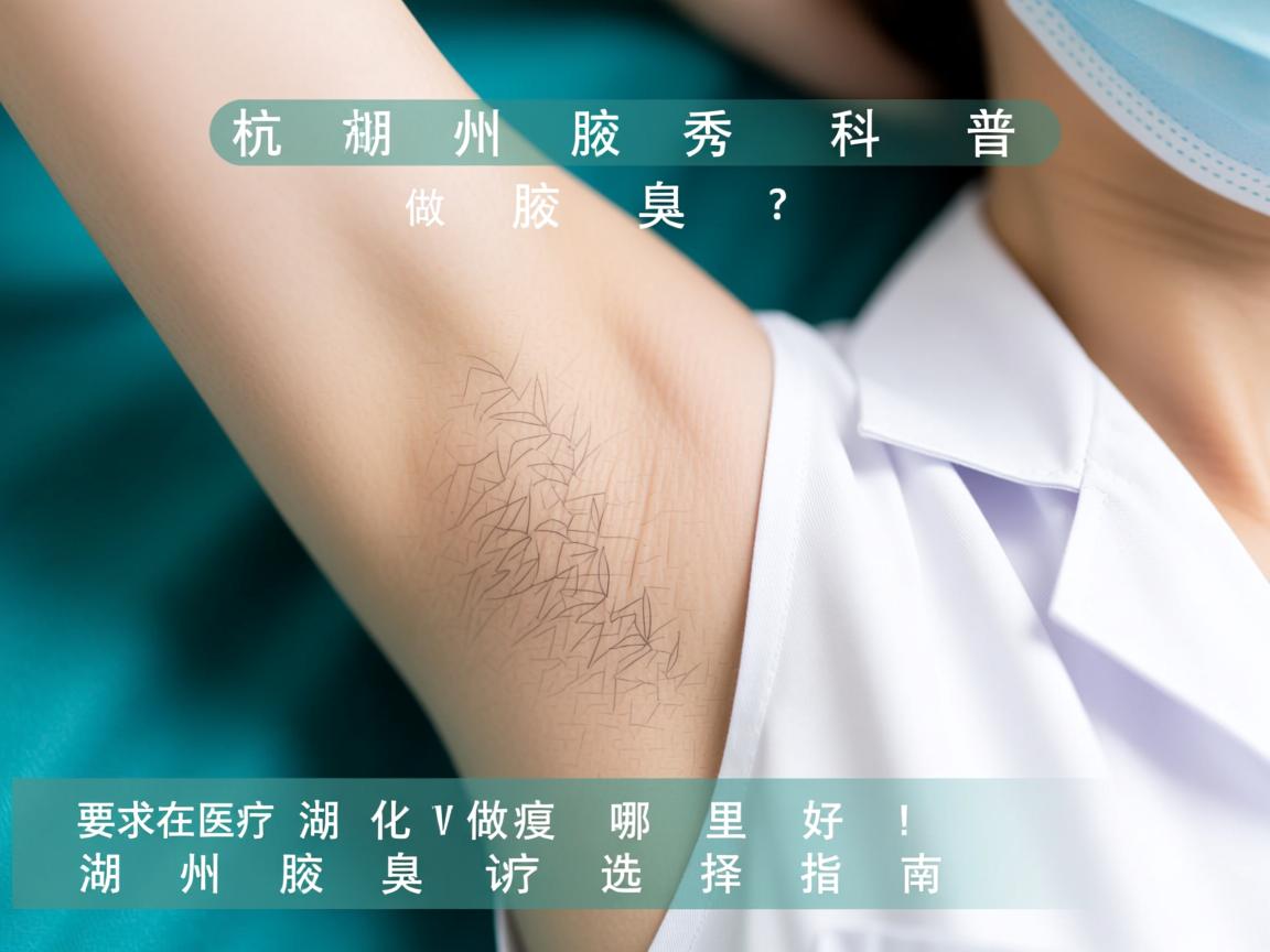 杭州腋秀科普,在湖州做腋臭哪里好?湖州腋臭诊疗选择指南 杭州腋秀科普,在湖州做腋臭哪里好?湖州腋臭诊疗选择指南