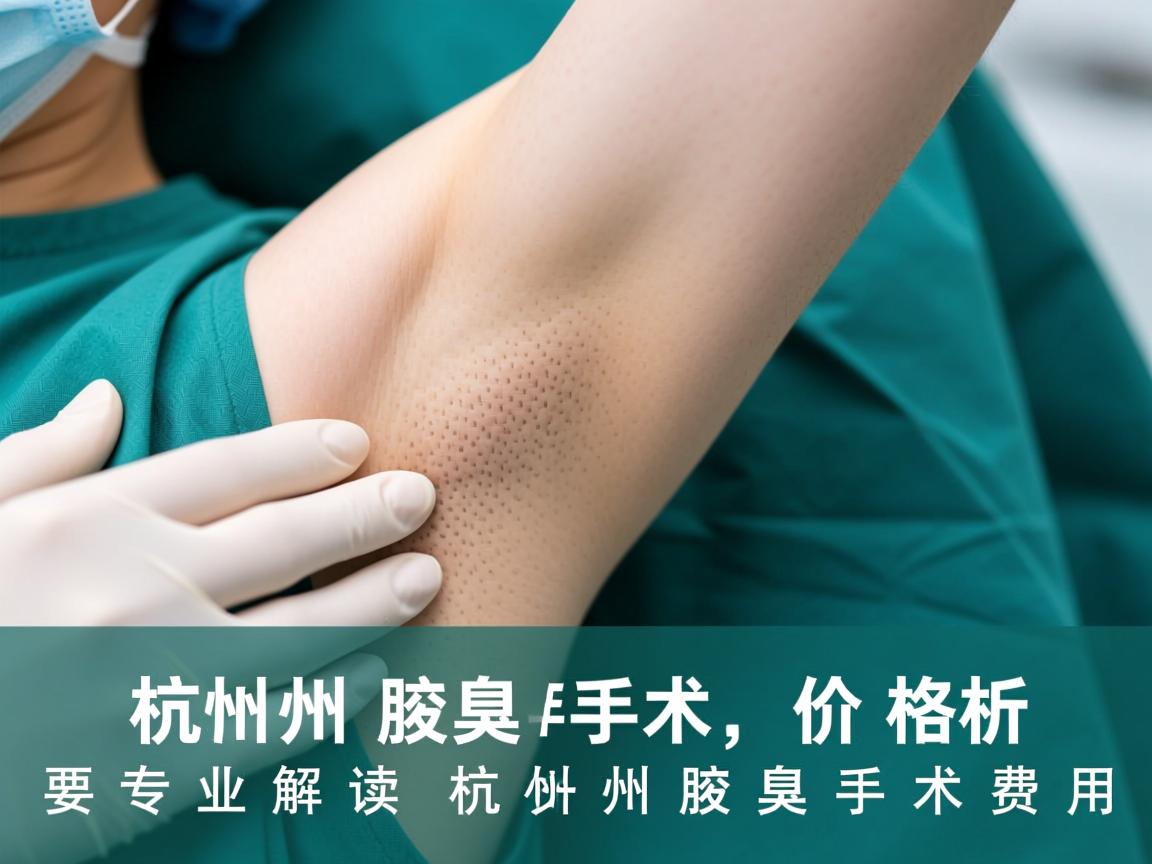 杭州腋臭手术价格解析，专业解读杭州腋臭手术费用