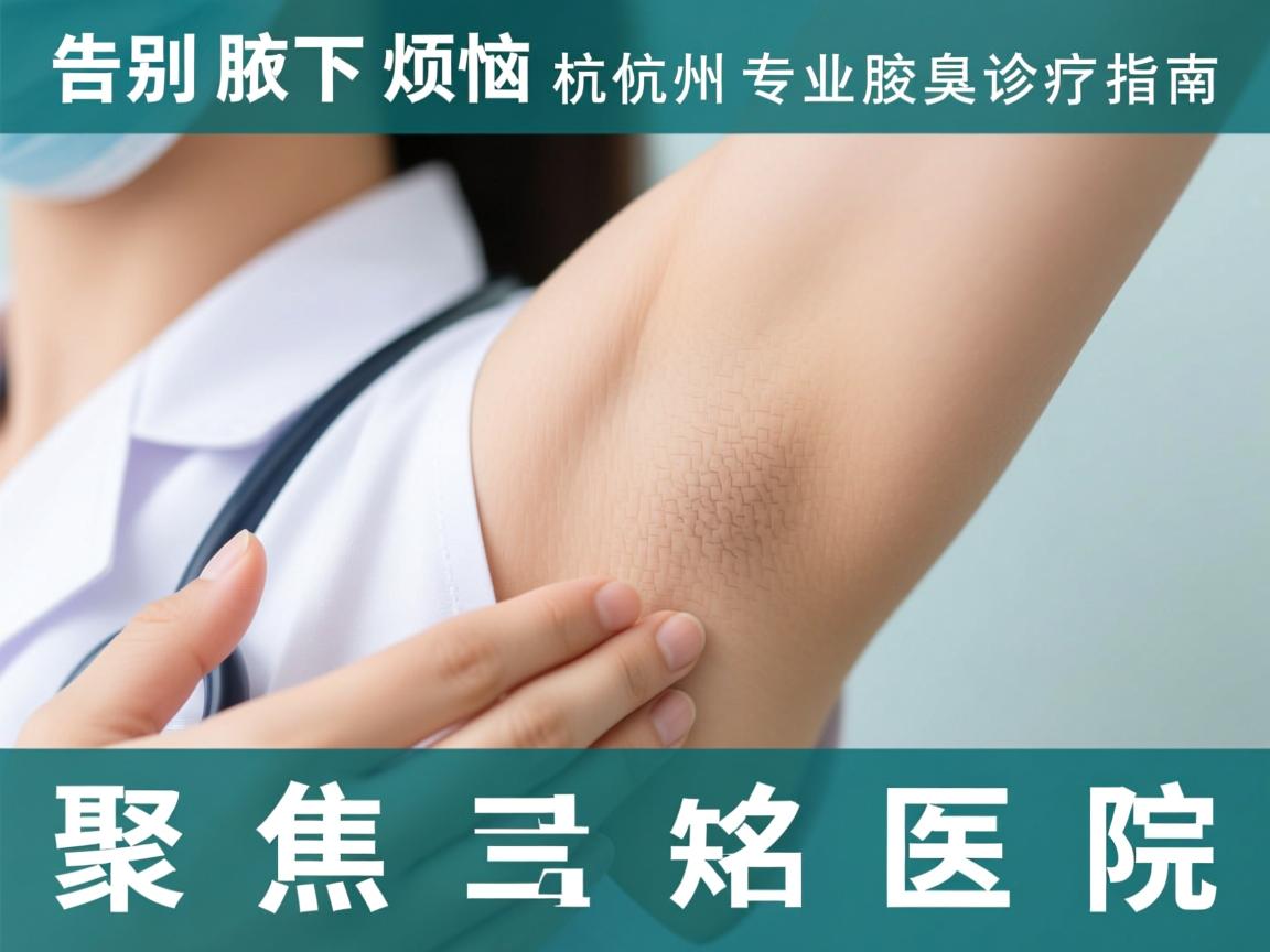告别腋下烦恼,杭州专业腋臭诊疗指南,聚焦三大知名医院 告别腋下烦恼,杭州专业腋臭诊疗指南,聚焦三大知名医院
