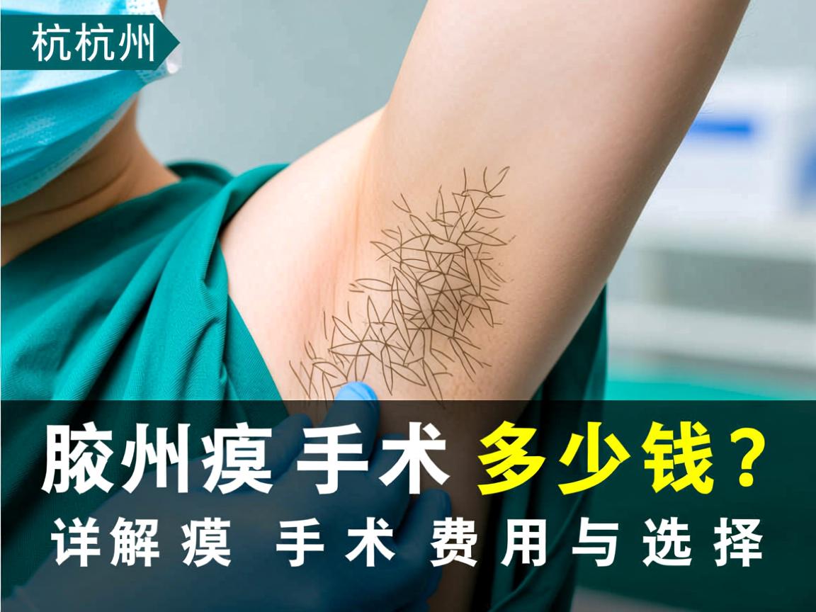 杭州腋臭手术多少钱?详解杭州腋臭手术费用与选择 杭州腋臭手术多少钱?详解杭州腋臭手术费用与选择