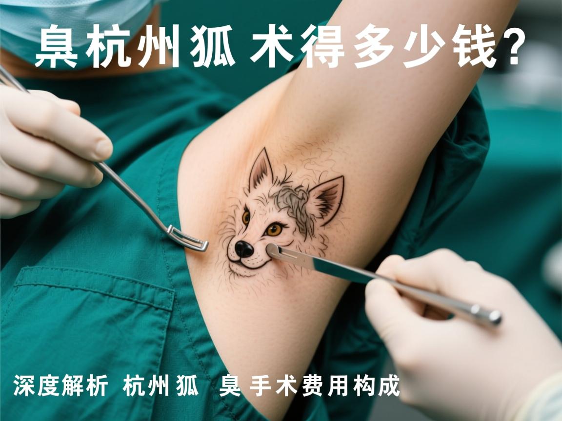 杭州狐臭手术得多少钱？深度解析杭州狐臭手术费用构成