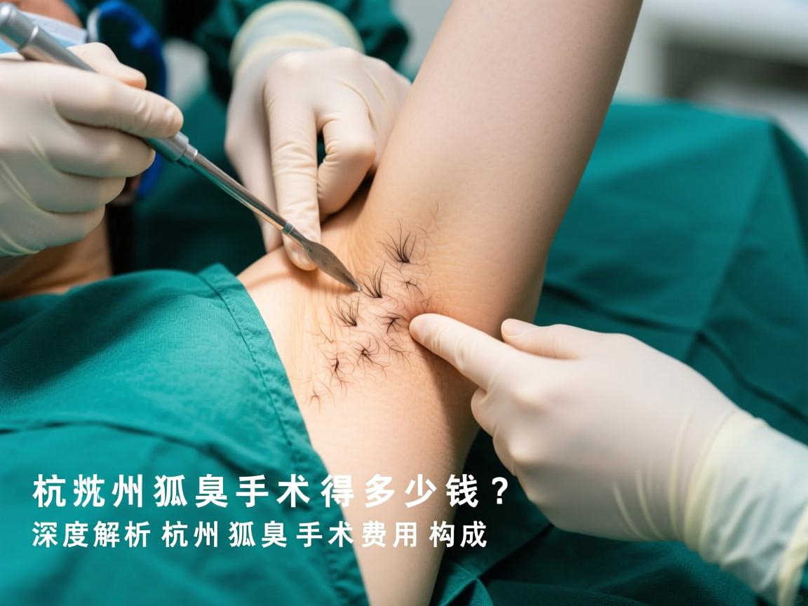 杭州狐臭手术得多少钱？深度解析杭州狐臭手术费用构成