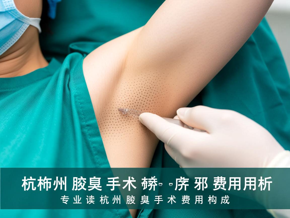 杭州腋臭手术费用解析，专业解读杭州腋臭手术的费用构成