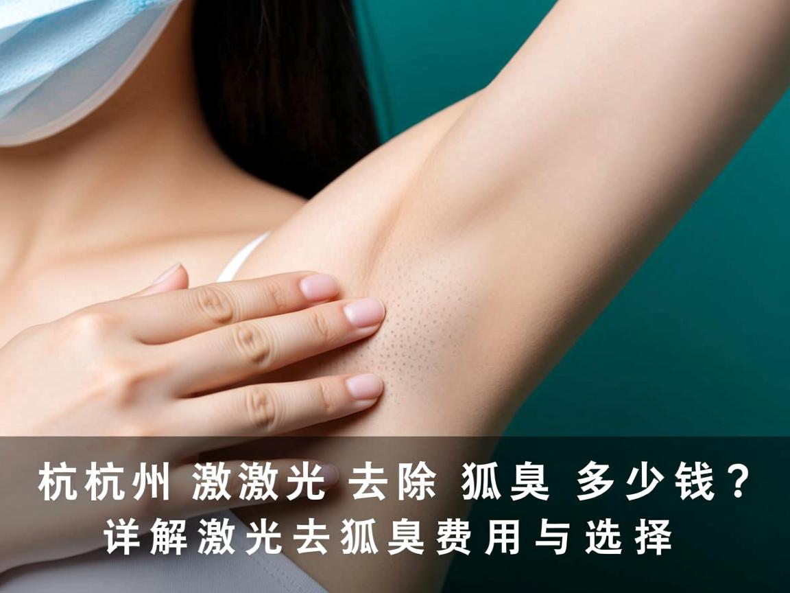 杭州激光去除狐臭多少钱？详解激光去狐臭费用与选择