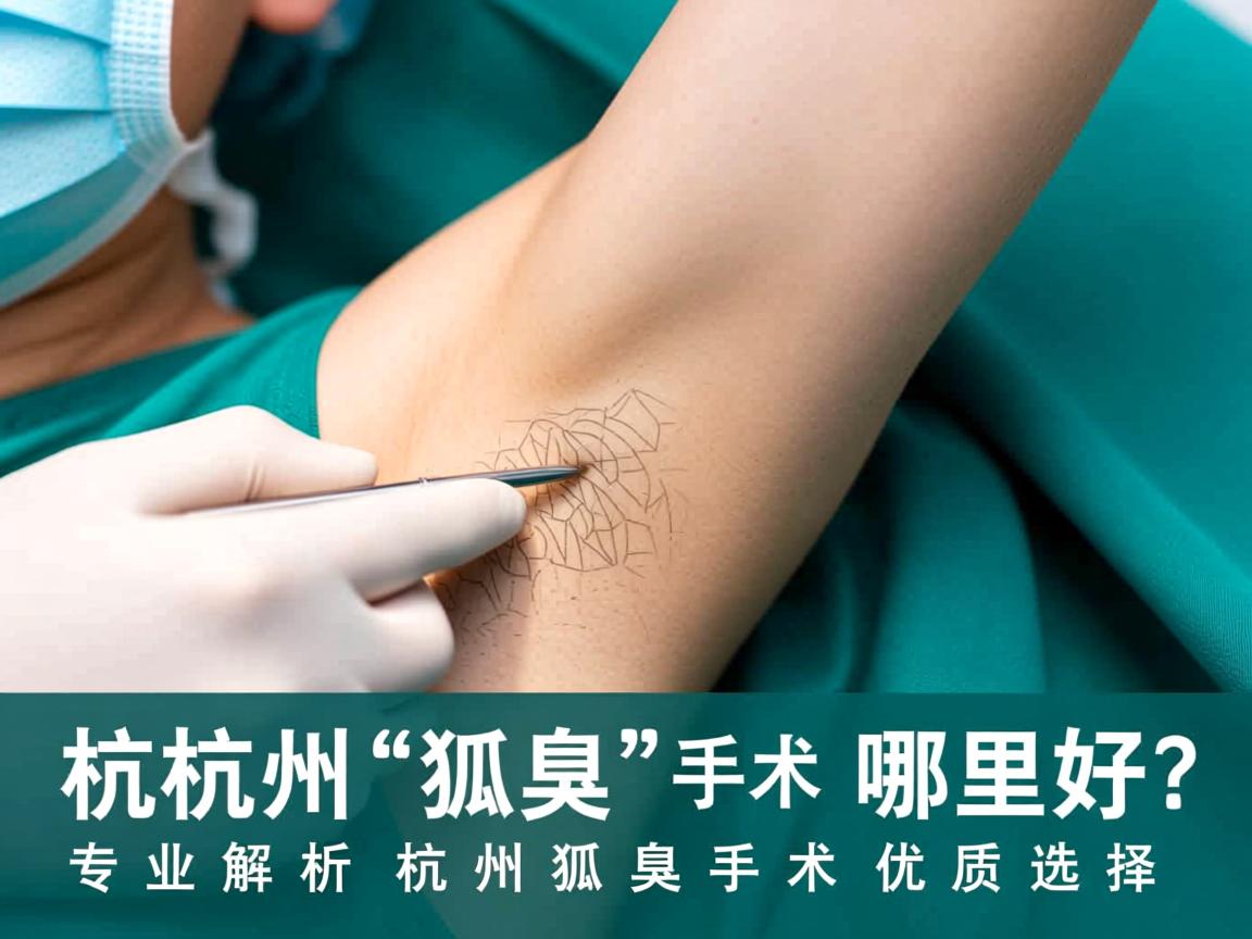 杭州狐臭手术哪里好？专业解析杭州狐臭手术优质选择