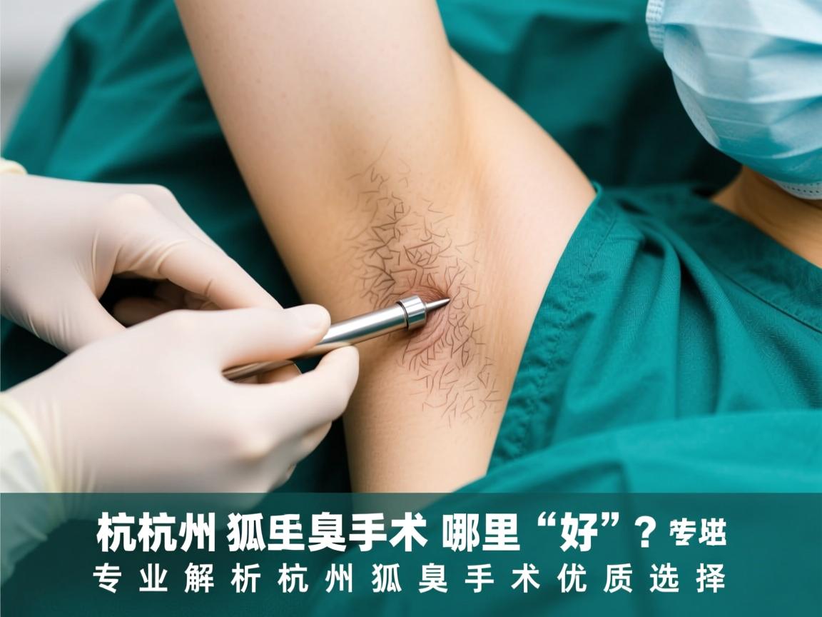 杭州狐臭手术哪里好？专业解析杭州狐臭手术优质选择