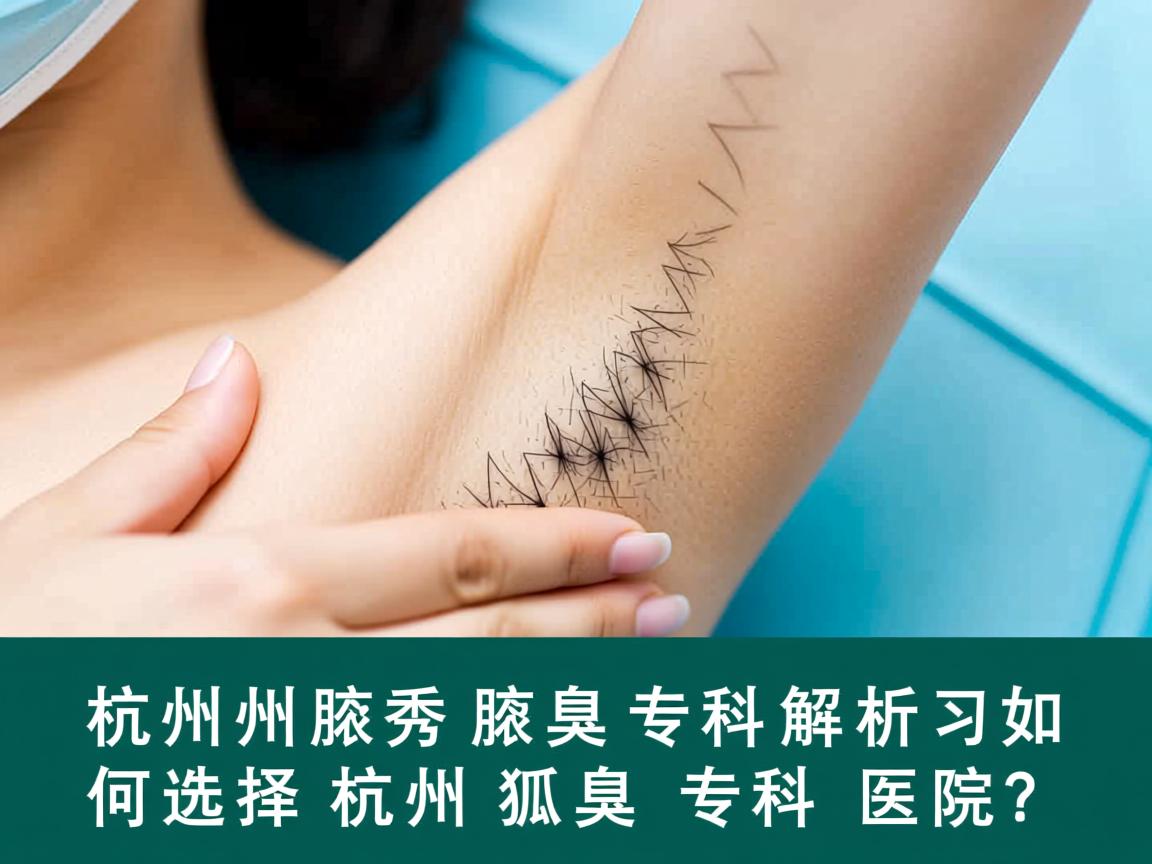 杭州腋秀腋臭专科解析,如何选择杭州狐臭专科医院? 杭州腋秀腋臭专科解析,如何选择杭州狐臭专科医院?