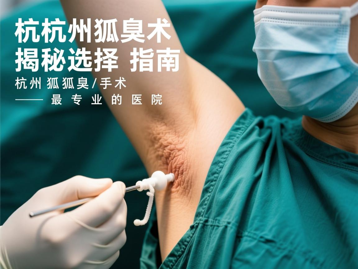 杭州狐臭手术选择指南,揭秘杭州狐臭手术最专业的医院 杭州狐臭手术选择指南,揭秘杭州狐臭手术最专业的医院