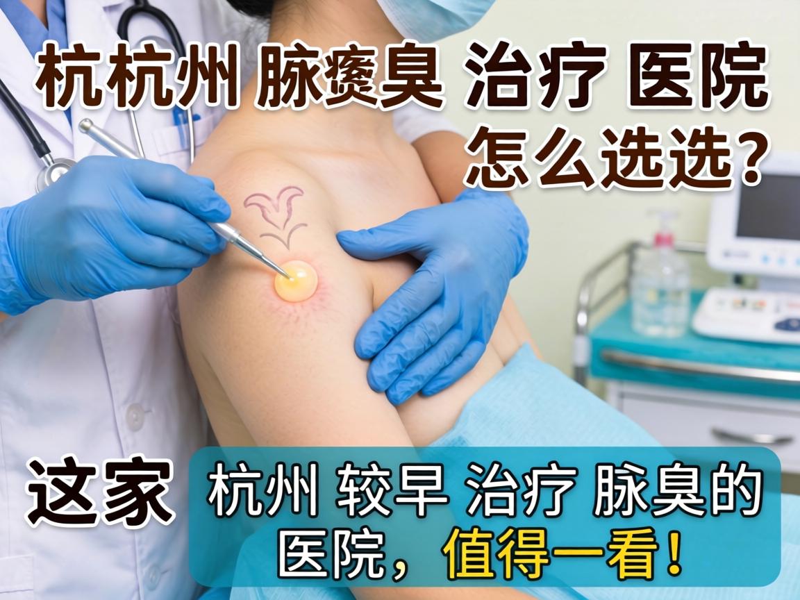 杭州腋臭治疗医院怎么选？这家杭州较早治疗腋臭的医院，值得一看！