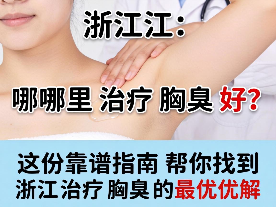 浙江哪里治疗腋臭好？这份靠谱指南帮你找到浙江治疗腋臭的最优解