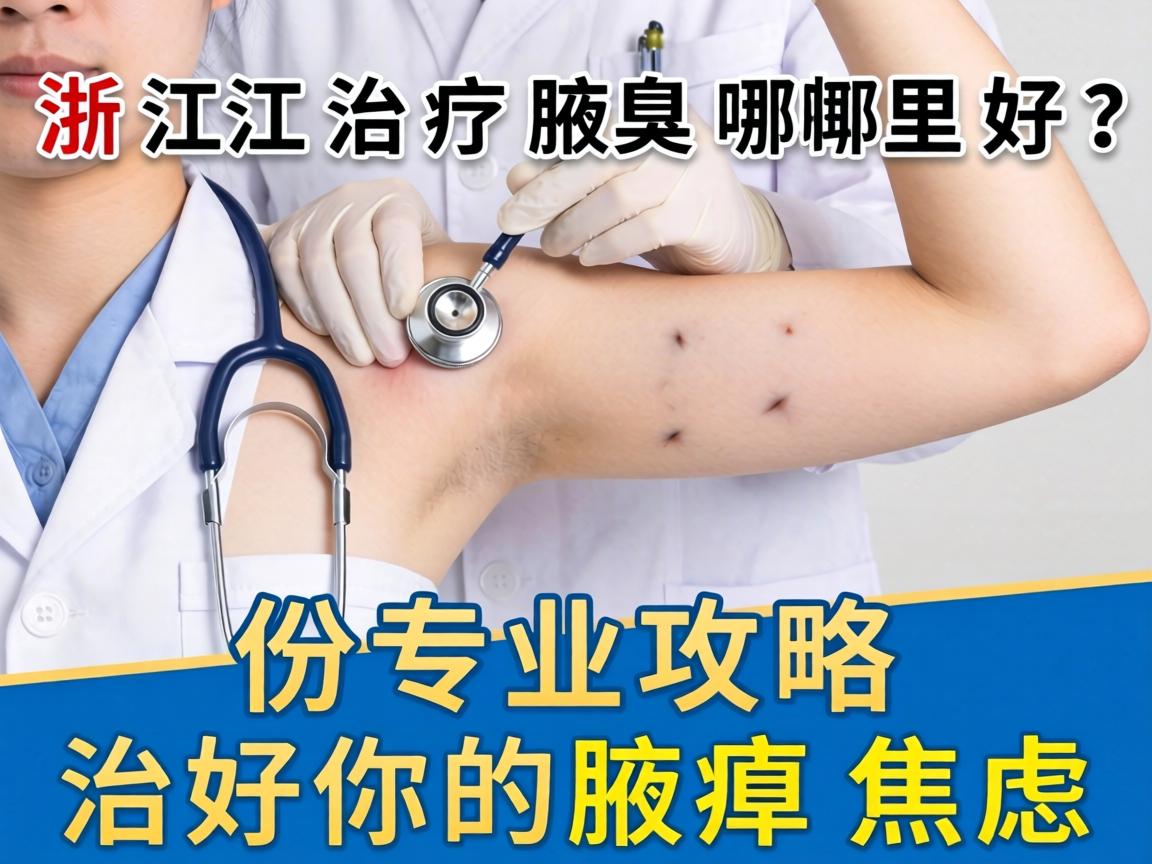 浙江治疗腋臭哪里好？这份专业攻略治好你的腋臭焦虑