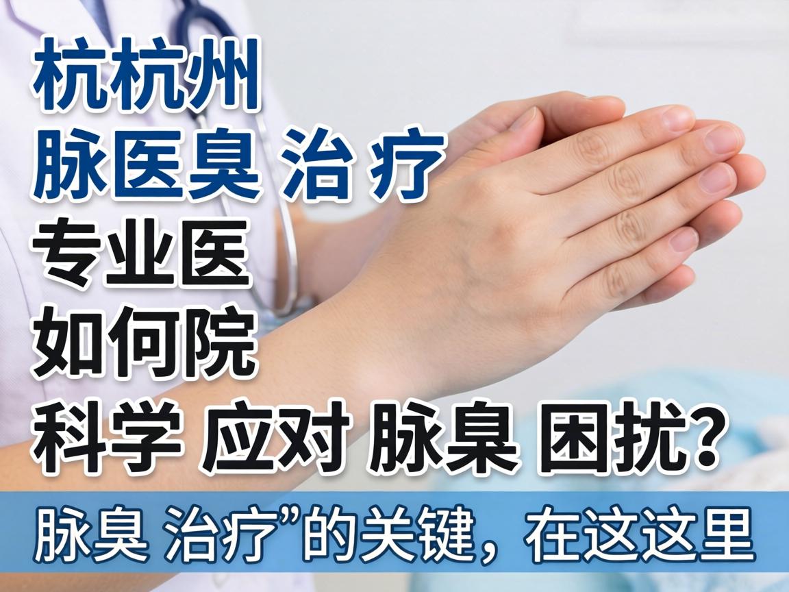 杭州腋臭治疗，专业医院如何科学应对腋臭困扰？腋臭治疗的关键在这里