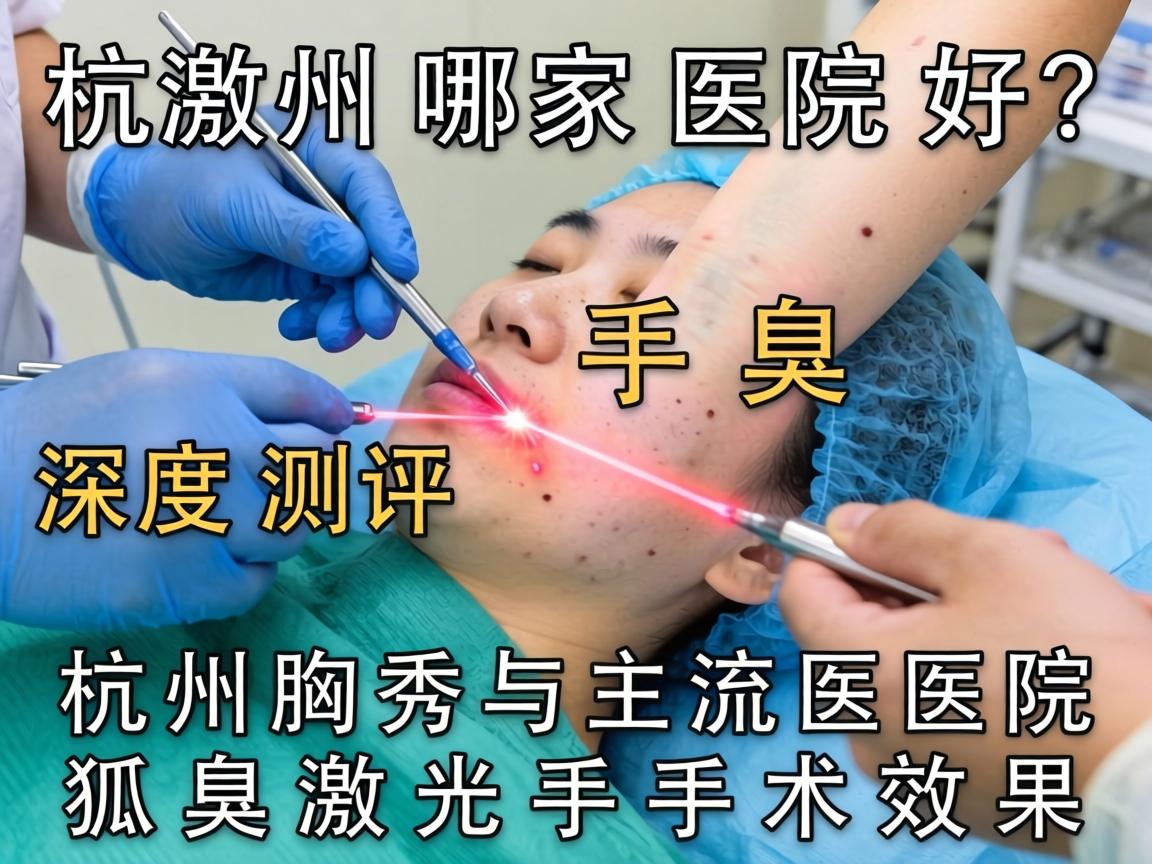 杭州狐臭激光手术哪家医院好？深度测评杭州腋秀与主流医院狐臭激光手术效果