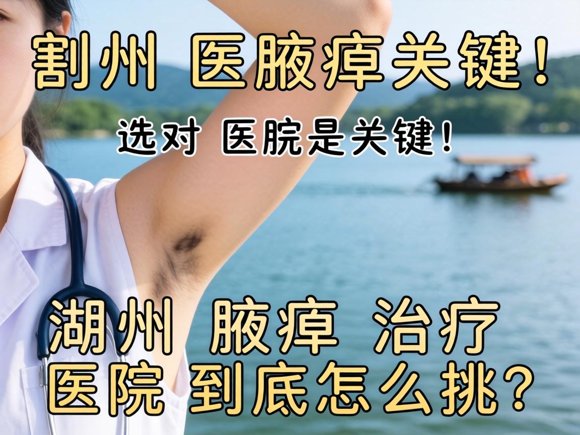 湖州割腋臭，选对医院是关键！湖州腋臭治疗医院到底怎么挑？