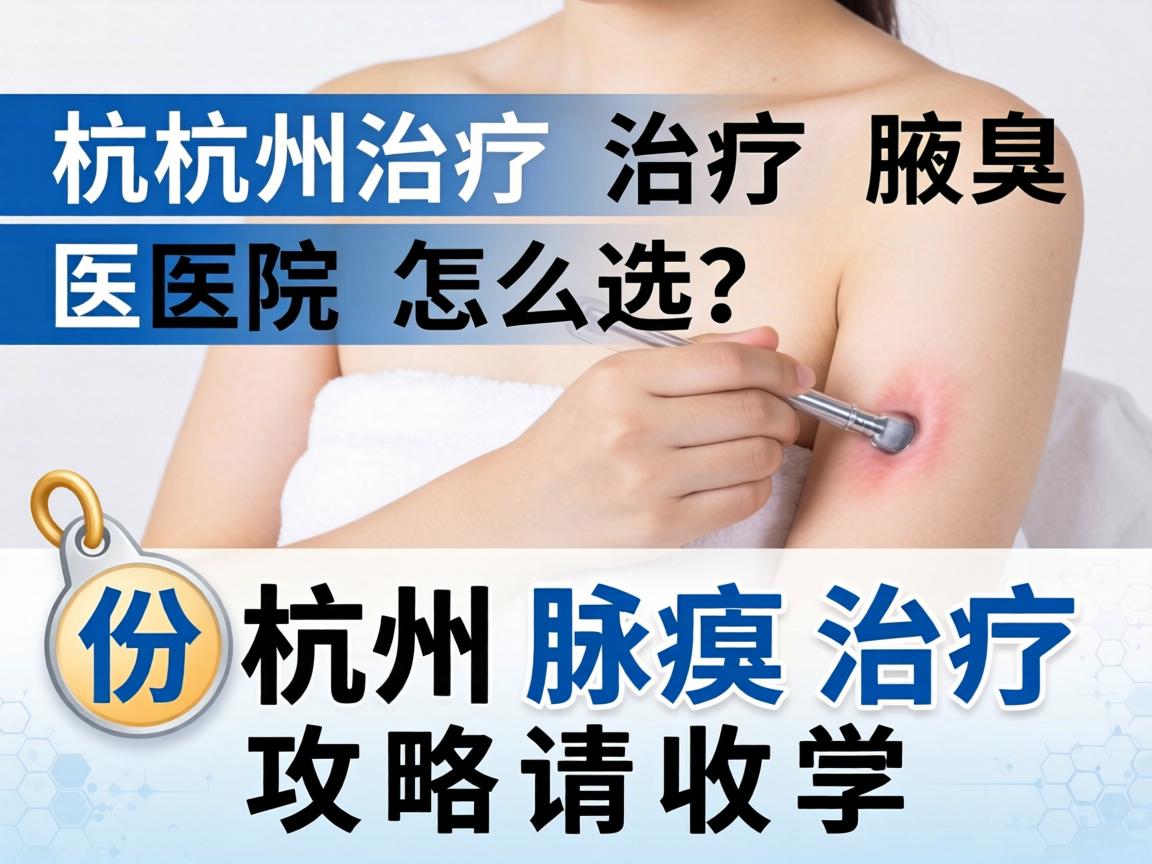 杭州治疗腋臭医院怎么选？这份杭州腋臭治疗攻略请收好