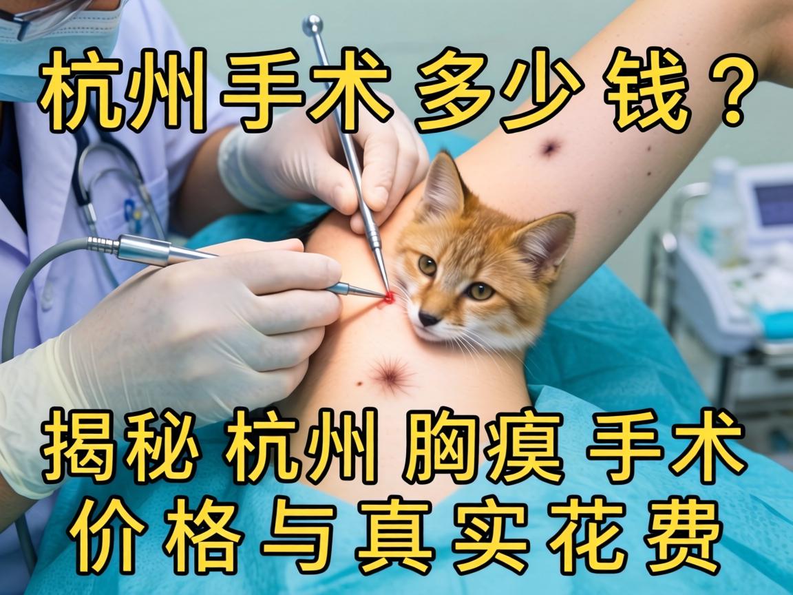 杭州狐臭手术多少钱？揭秘杭州腋臭手术价格与真实花费