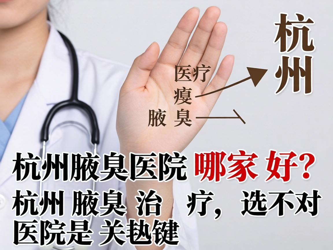杭州腋臭医院哪家好？杭州腋臭治疗，选对医院是关键
