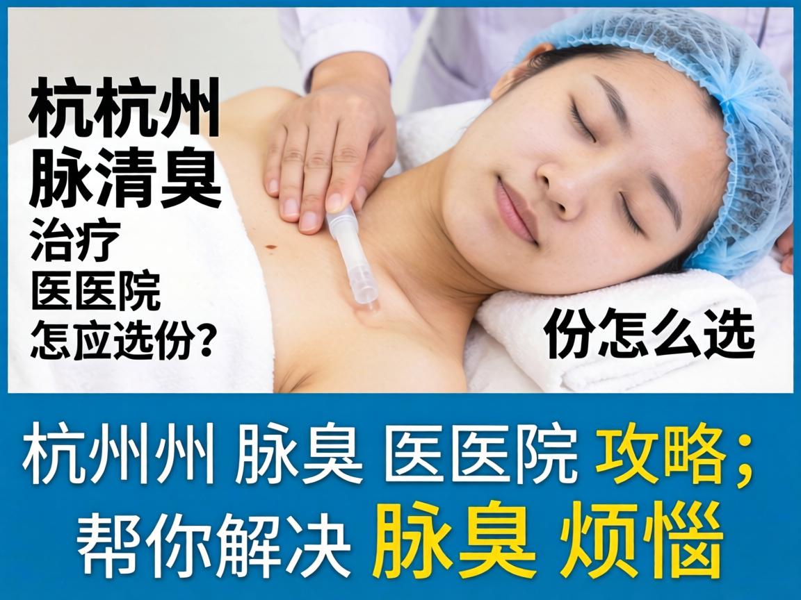 杭州腋臭治疗医院怎么选？这份杭州腋臭医院攻略，帮你解决腋臭烦恼