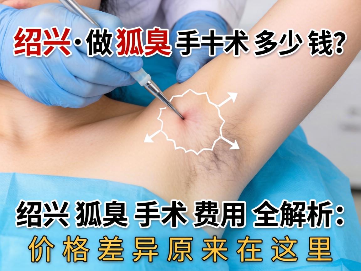 绍兴做狐臭手术多少钱？绍兴狐臭手术费用全解析，价格差异原来在这里