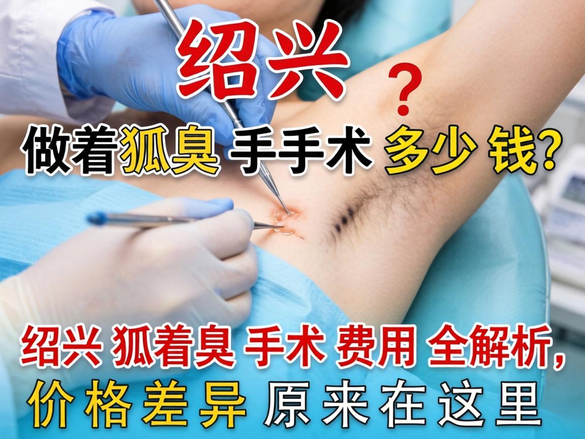 绍兴做狐臭手术多少钱？绍兴狐臭手术费用全解析，价格差异原来在这里