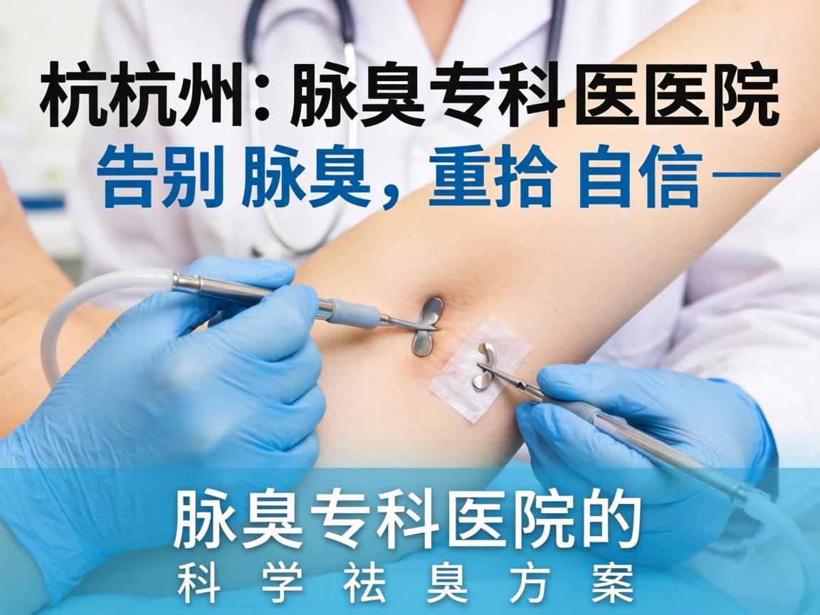 杭州腋臭专科医院，告别腋臭，重拾自信—腋臭专科医院的科学祛臭方案