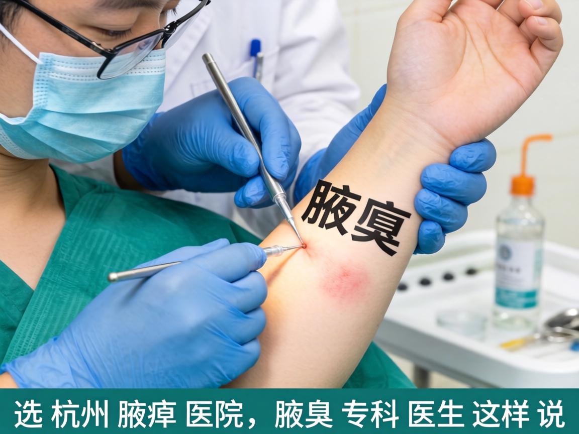 腋臭手术选杭州腋臭医院，腋臭专科医生这样说