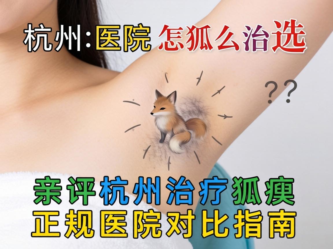 杭州治疗狐臭医院怎么选？亲测杭州治疗狐臭正规医院对比指南