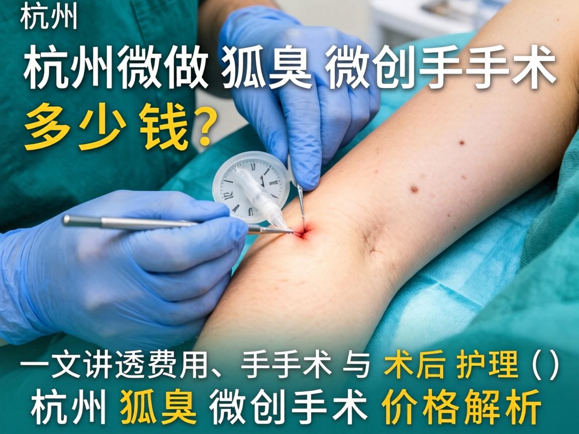 杭州做狐臭微创手术多少钱？一文讲透费用、手术与术后护理（杭州狐臭微创手术价格解析）