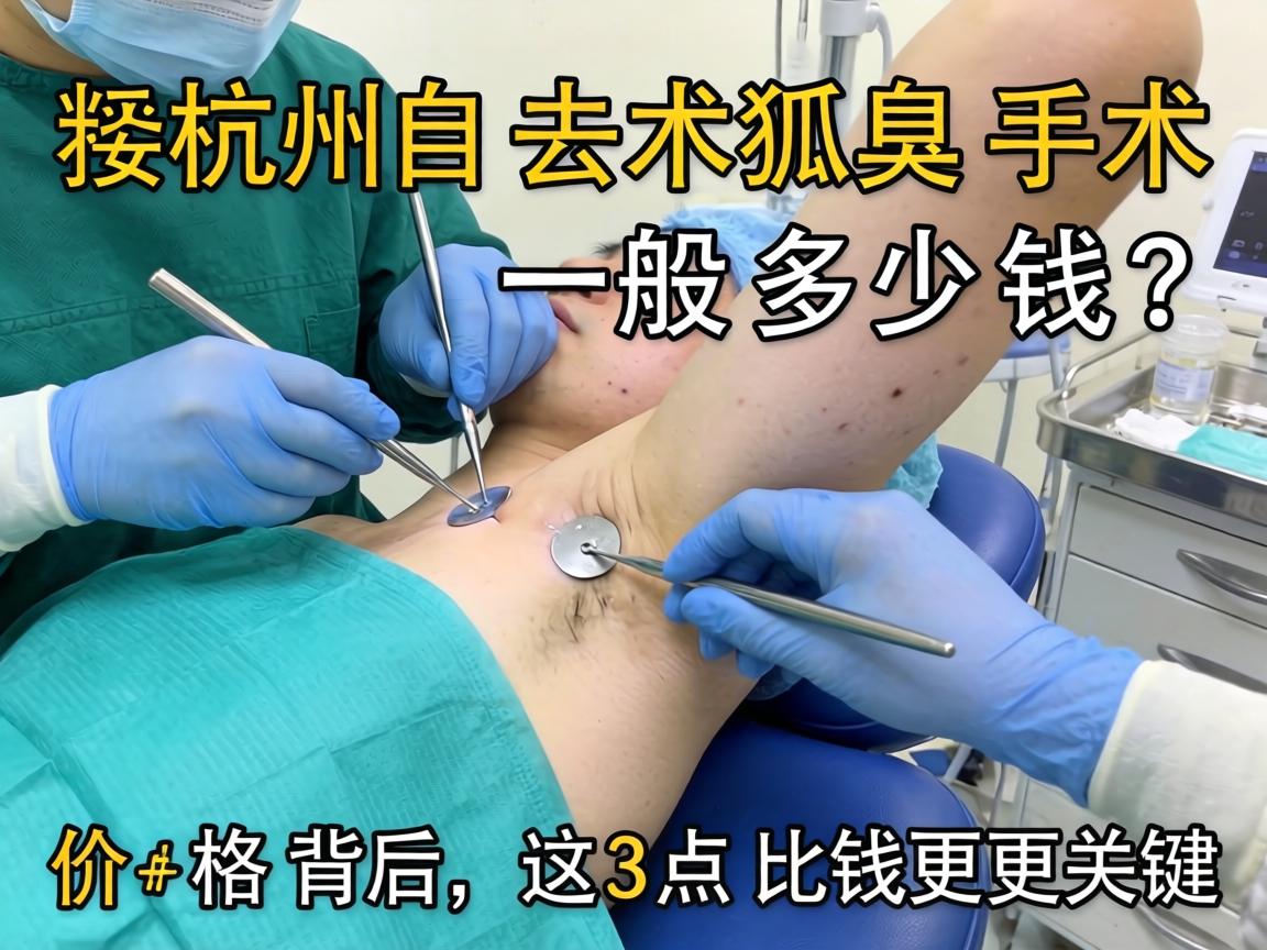 杭州去狐臭手术一般多少钱?价格背后,这3点比钱更关键 杭州去狐臭手术一般多少钱?价格背后,这3点比钱更关键