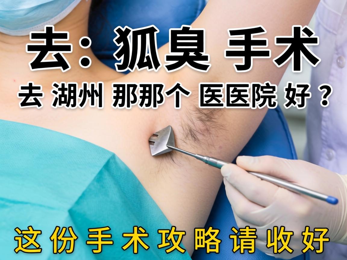 去狐臭手术去湖州那个医院好？这份手术攻略请收好
